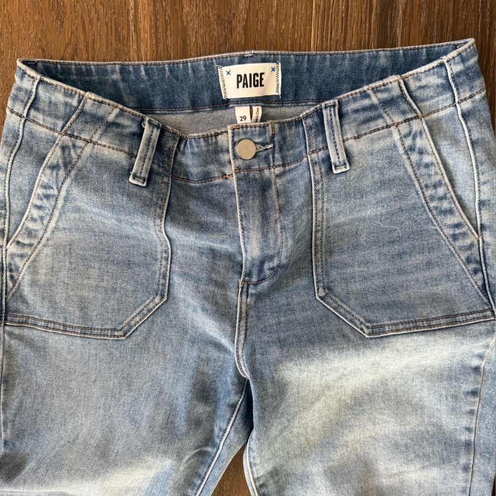 PAIGE Mayslie Denim Joggers SZ 29 - Picture 4 of 8